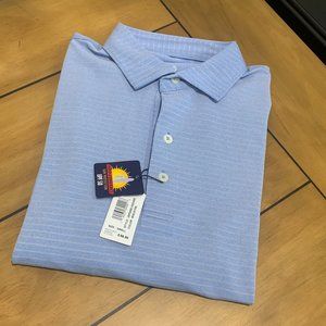 JOHNNIE-O Sun Protection Short Sleeve Golf Polo Shirt Size Small New with Tags